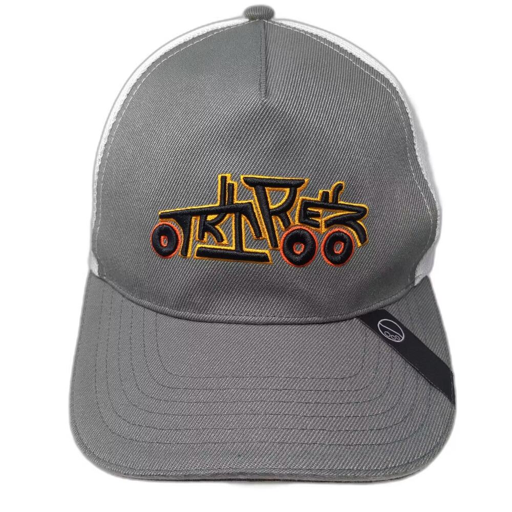 Unity Trucker Hat Gray White OS Snapback Embroidered Tractor Canada Maple Leaf